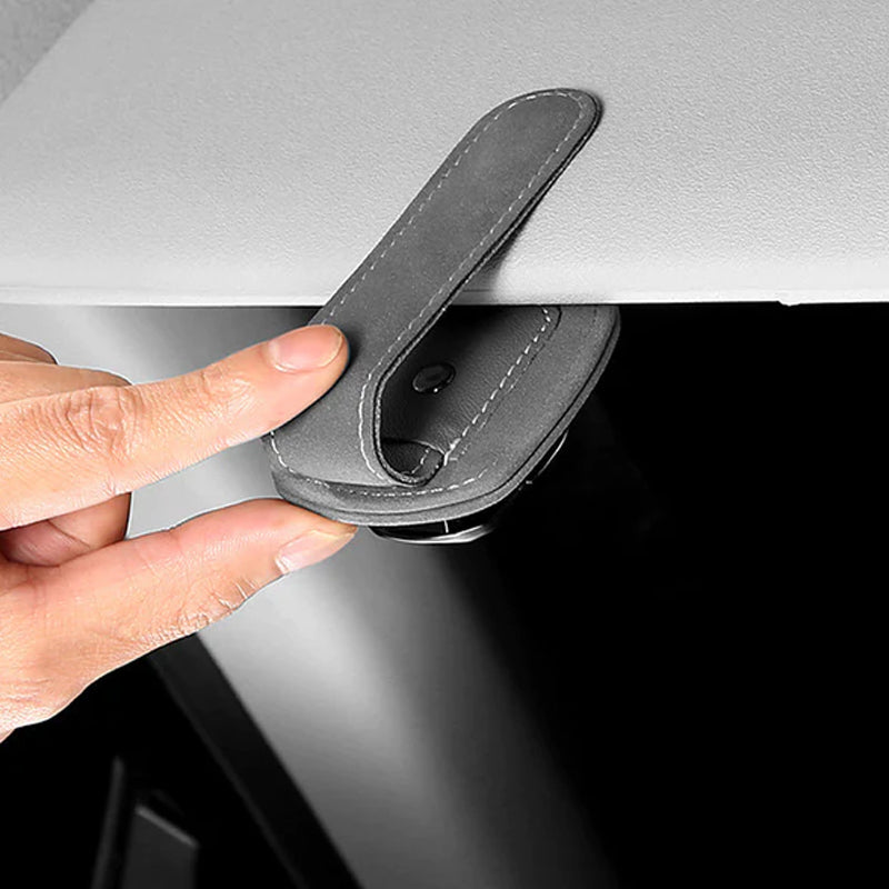 Semišový multifunkční klip na brýle s logem vašeho vozu